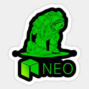 Neo Crypto Neocoin Token Neo Cryptocurrency coin token Sticker